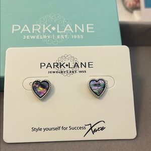 Park Lane Iridescent Heart Earrings